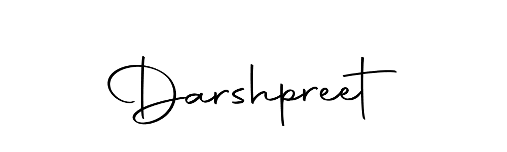 Design your own signature with our free online signature maker. With this signature software, you can create a handwritten (Autography-DOLnW) signature for name Darshpreet. Darshpreet signature style 10 images and pictures png