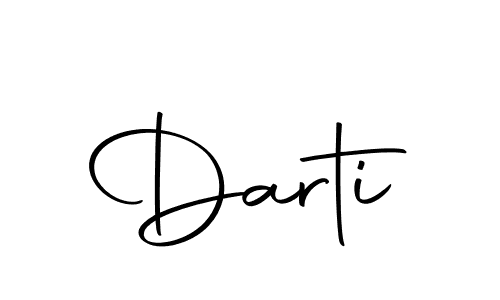 The best way (Autography-DOLnW) to make a short signature is to pick only two or three words in your name. The name Darti include a total of six letters. For converting this name. Darti signature style 10 images and pictures png