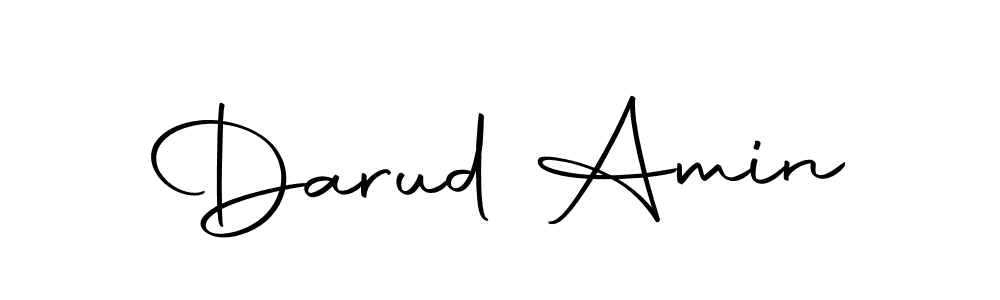 Design your own signature with our free online signature maker. With this signature software, you can create a handwritten (Autography-DOLnW) signature for name Darud Amin. Darud Amin signature style 10 images and pictures png