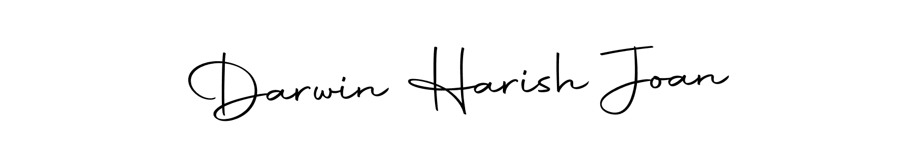 Make a short Darwin Harish Joan signature style. Manage your documents anywhere anytime using Autography-DOLnW. Create and add eSignatures, submit forms, share and send files easily. Darwin Harish Joan signature style 10 images and pictures png