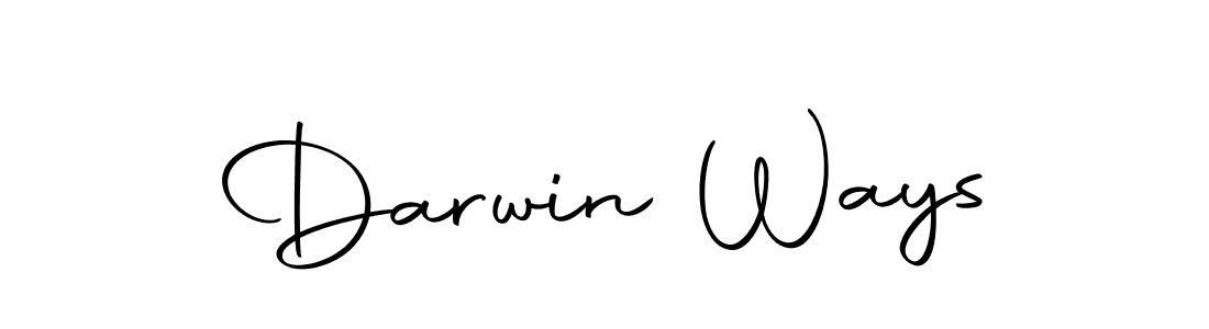 Once you've used our free online signature maker to create your best signature Autography-DOLnW style, it's time to enjoy all of the benefits that Darwin Ways name signing documents. Darwin Ways signature style 10 images and pictures png