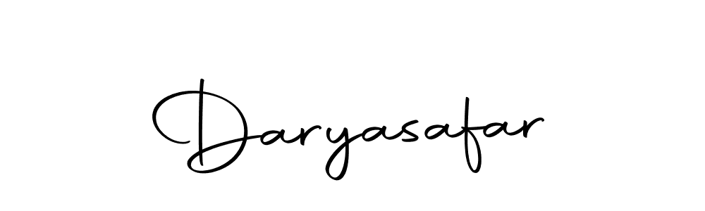 How to make Daryasafar name signature. Use Autography-DOLnW style for creating short signs online. This is the latest handwritten sign. Daryasafar signature style 10 images and pictures png