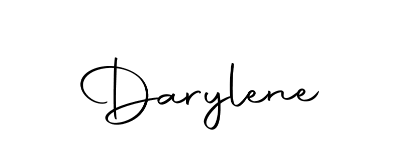 Make a beautiful signature design for name Darylene. With this signature (Autography-DOLnW) style, you can create a handwritten signature for free. Darylene signature style 10 images and pictures png