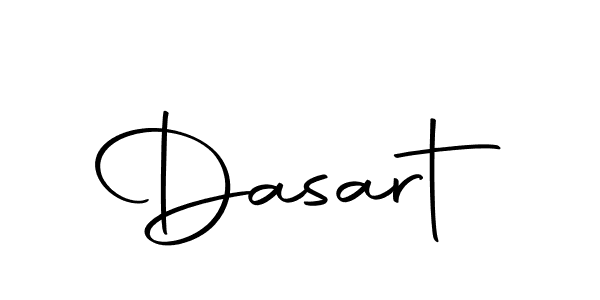 You should practise on your own different ways (Autography-DOLnW) to write your name (Dasart) in signature. don't let someone else do it for you. Dasart signature style 10 images and pictures png