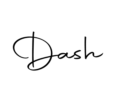 Design your own signature with our free online signature maker. With this signature software, you can create a handwritten (Autography-DOLnW) signature for name Dash. Dash signature style 10 images and pictures png