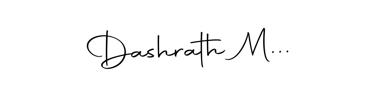 How to make Dashrath M... signature? Autography-DOLnW is a professional autograph style. Create handwritten signature for Dashrath M... name. Dashrath M... signature style 10 images and pictures png