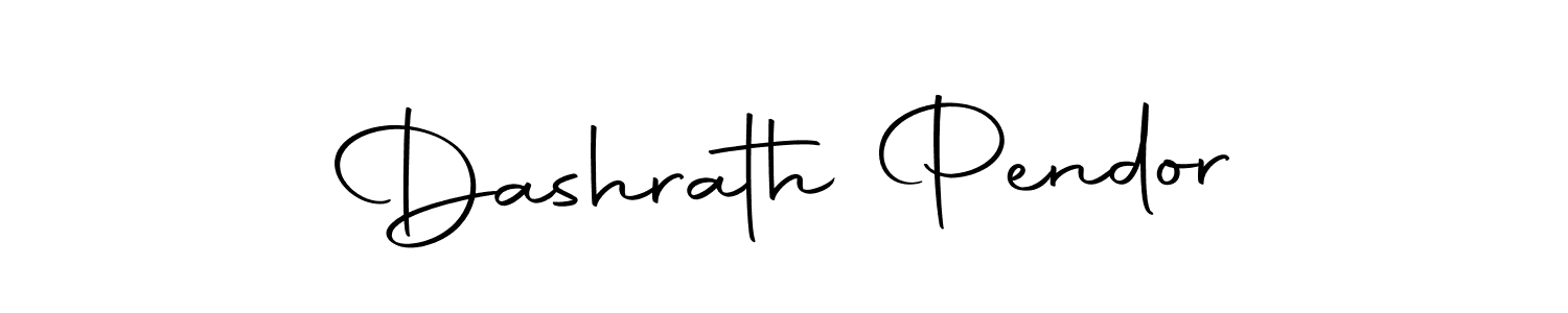 This is the best signature style for the Dashrath Pendor name. Also you like these signature font (Autography-DOLnW). Mix name signature. Dashrath Pendor signature style 10 images and pictures png