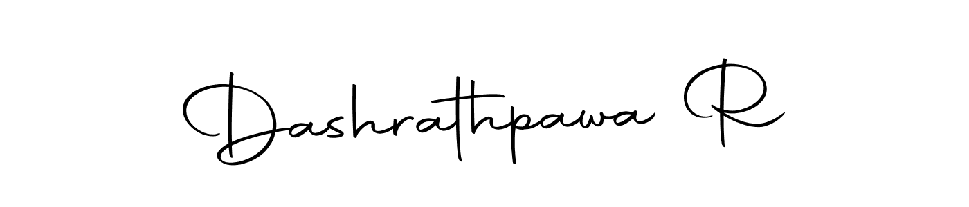 How to make Dashrathpawa R signature? Autography-DOLnW is a professional autograph style. Create handwritten signature for Dashrathpawa R name. Dashrathpawa R signature style 10 images and pictures png