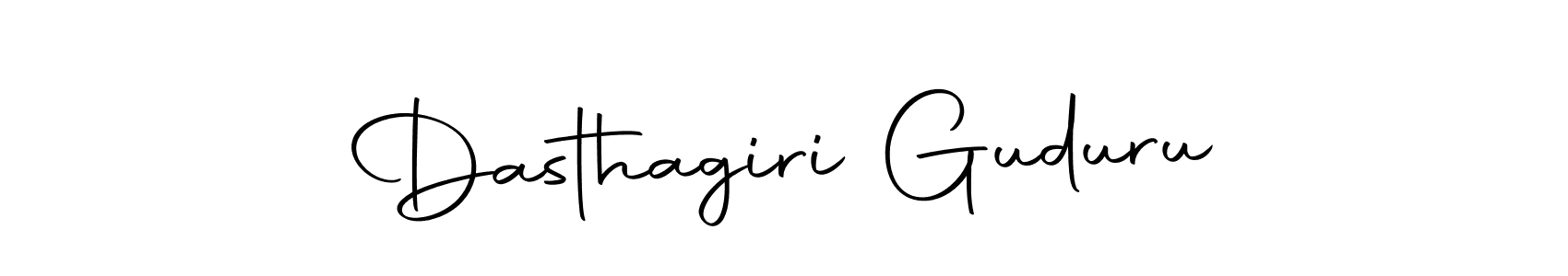 Make a beautiful signature design for name Dasthagiri Guduru. With this signature (Autography-DOLnW) style, you can create a handwritten signature for free. Dasthagiri Guduru signature style 10 images and pictures png