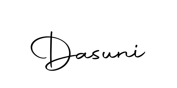 How to make Dasuni signature? Autography-DOLnW is a professional autograph style. Create handwritten signature for Dasuni name. Dasuni signature style 10 images and pictures png