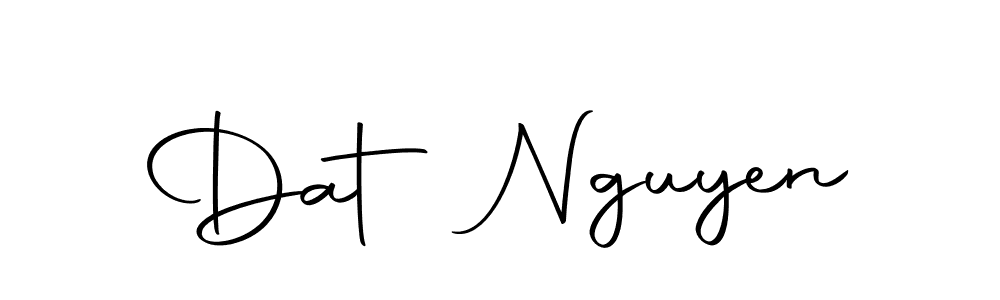 Use a signature maker to create a handwritten signature online. With this signature software, you can design (Autography-DOLnW) your own signature for name Dat Nguyen. Dat Nguyen signature style 10 images and pictures png