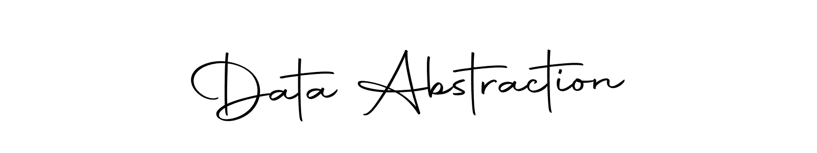 Autography-DOLnW is a professional signature style that is perfect for those who want to add a touch of class to their signature. It is also a great choice for those who want to make their signature more unique. Get Data Abstraction name to fancy signature for free. Data Abstraction signature style 10 images and pictures png