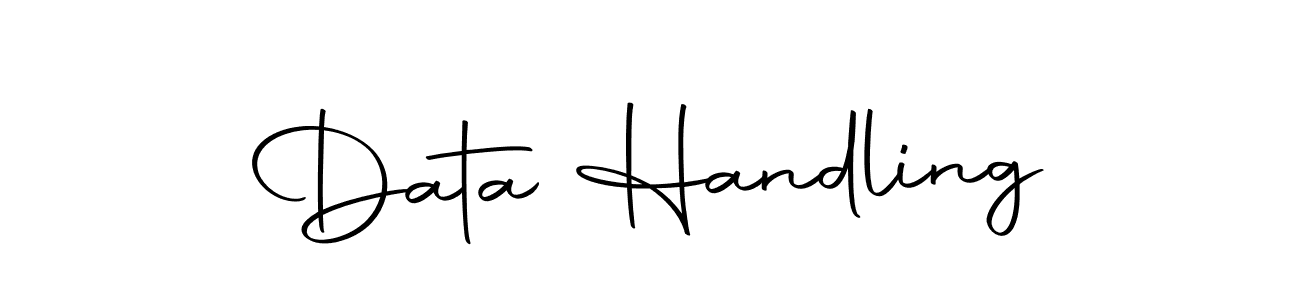 How to make Data Handling name signature. Use Autography-DOLnW style for creating short signs online. This is the latest handwritten sign. Data Handling signature style 10 images and pictures png