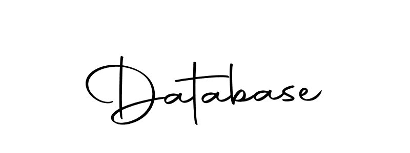 You should practise on your own different ways (Autography-DOLnW) to write your name (Database) in signature. don't let someone else do it for you. Database signature style 10 images and pictures png