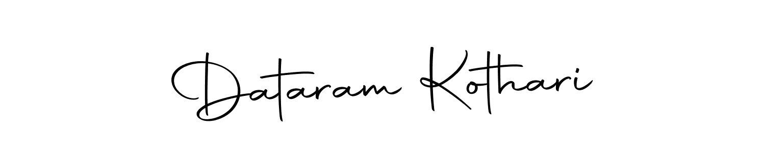 The best way (Autography-DOLnW) to make a short signature is to pick only two or three words in your name. The name Dataram Kothari include a total of six letters. For converting this name. Dataram Kothari signature style 10 images and pictures png