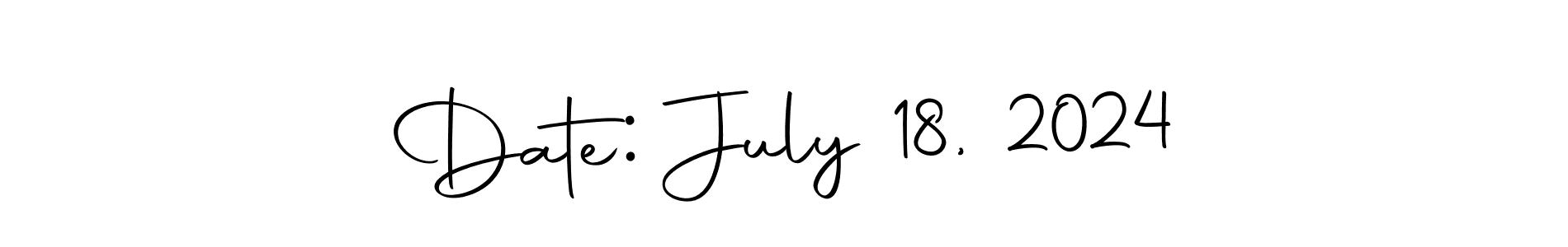 Also we have Date: July 18, 2024 name is the best signature style. Create professional handwritten signature collection using Autography-DOLnW autograph style. Date: July 18, 2024 signature style 10 images and pictures png