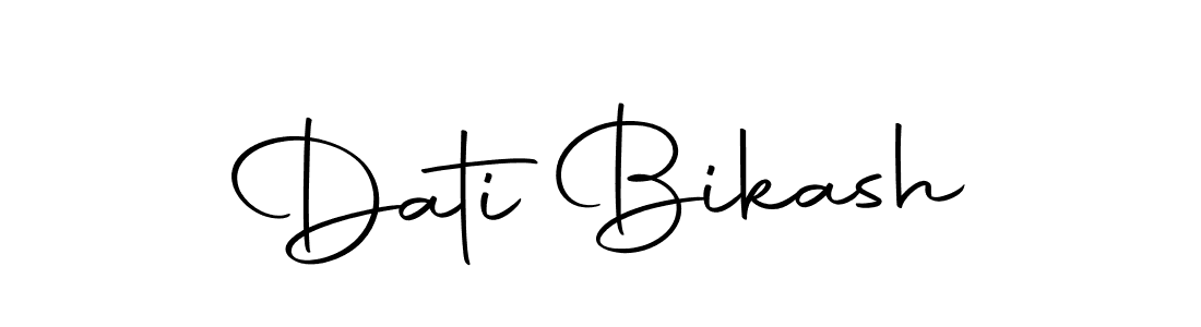 Here are the top 10 professional signature styles for the name Dati Bikash. These are the best autograph styles you can use for your name. Dati Bikash signature style 10 images and pictures png