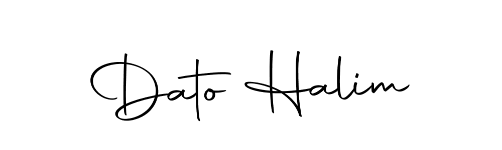 Also we have Dato Halim name is the best signature style. Create professional handwritten signature collection using Autography-DOLnW autograph style. Dato Halim signature style 10 images and pictures png