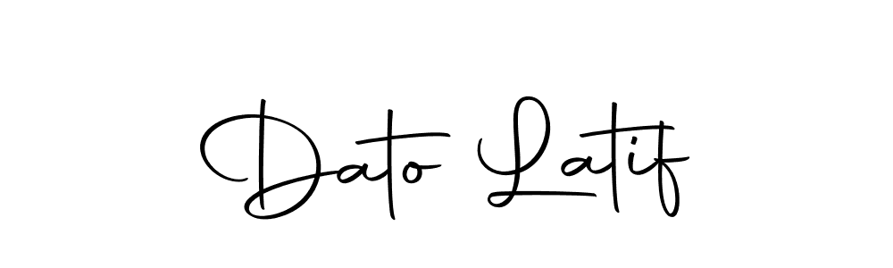 Also we have Dato Latif name is the best signature style. Create professional handwritten signature collection using Autography-DOLnW autograph style. Dato Latif signature style 10 images and pictures png