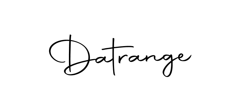 Design your own signature with our free online signature maker. With this signature software, you can create a handwritten (Autography-DOLnW) signature for name Datrange. Datrange signature style 10 images and pictures png