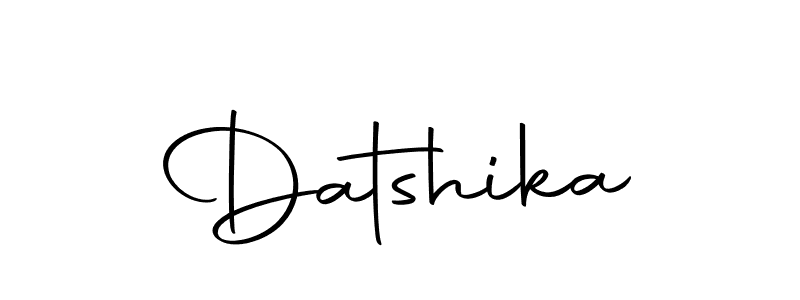 How to make Datshika name signature. Use Autography-DOLnW style for creating short signs online. This is the latest handwritten sign. Datshika signature style 10 images and pictures png
