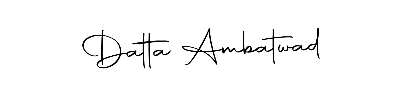 Use a signature maker to create a handwritten signature online. With this signature software, you can design (Autography-DOLnW) your own signature for name Datta Ambatwad. Datta Ambatwad signature style 10 images and pictures png