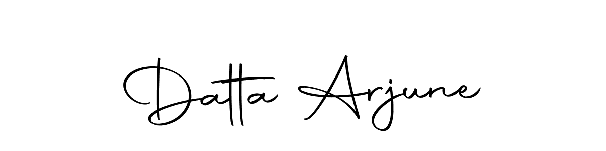 Use a signature maker to create a handwritten signature online. With this signature software, you can design (Autography-DOLnW) your own signature for name Datta Arjune. Datta Arjune signature style 10 images and pictures png