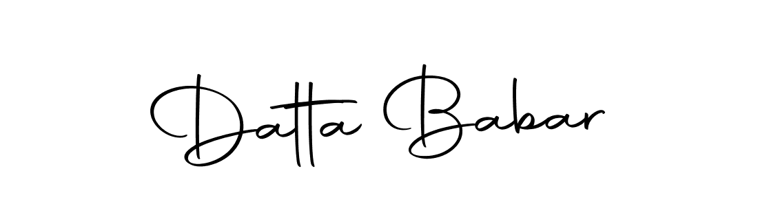 How to make Datta Babar signature? Autography-DOLnW is a professional autograph style. Create handwritten signature for Datta Babar name. Datta Babar signature style 10 images and pictures png