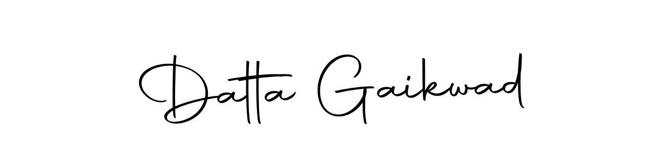 Design your own signature with our free online signature maker. With this signature software, you can create a handwritten (Autography-DOLnW) signature for name Datta Gaikwad. Datta Gaikwad signature style 10 images and pictures png