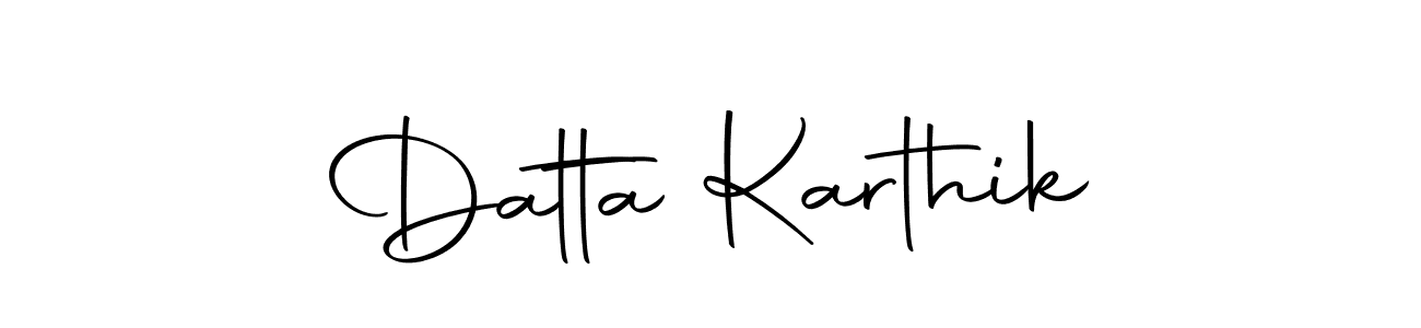 The best way (Autography-DOLnW) to make a short signature is to pick only two or three words in your name. The name Datta Karthik include a total of six letters. For converting this name. Datta Karthik signature style 10 images and pictures png