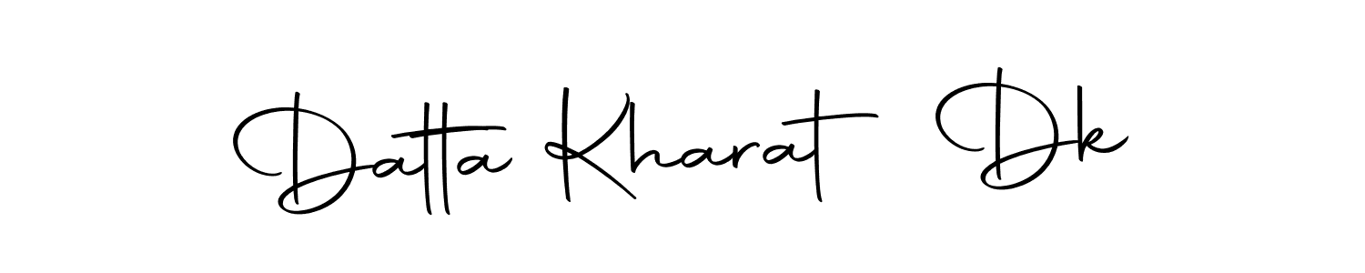Create a beautiful signature design for name Datta Kharat Dk. With this signature (Autography-DOLnW) fonts, you can make a handwritten signature for free. Datta Kharat Dk signature style 10 images and pictures png