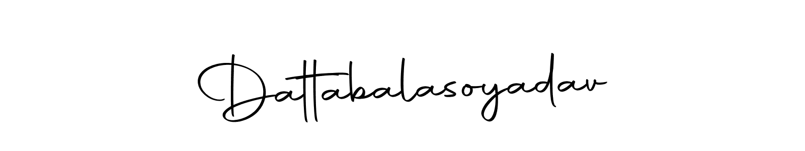 Design your own signature with our free online signature maker. With this signature software, you can create a handwritten (Autography-DOLnW) signature for name Dattabalasoyadav. Dattabalasoyadav signature style 10 images and pictures png