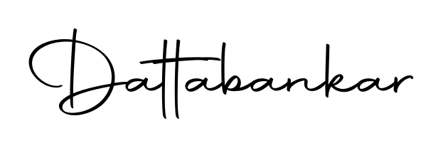 Enhance your business communications with Dattabankar signature in Autography-DOLnW lettering. Clean, modern, and universally compatible. Dattabankar signature style 10 images and pictures png