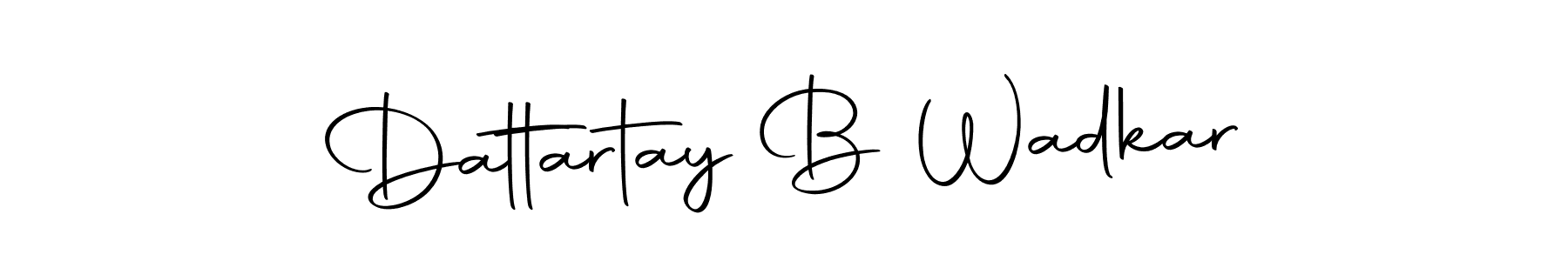 Also You can easily find your signature by using the search form. We will create Dattartay B Wadkar name handwritten signature images for you free of cost using Autography-DOLnW sign style. Dattartay B Wadkar signature style 10 images and pictures png