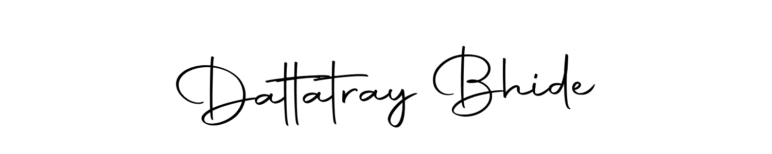 You can use this online signature creator to create a handwritten signature for the name Dattatray Bhide. This is the best online autograph maker. Dattatray Bhide signature style 10 images and pictures png