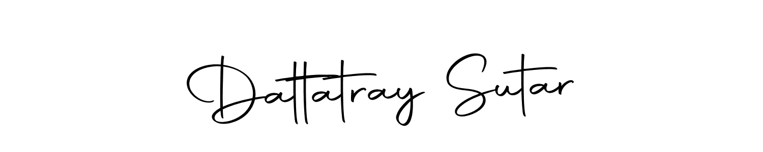 You can use this online signature creator to create a handwritten signature for the name Dattatray Sutar. This is the best online autograph maker. Dattatray Sutar signature style 10 images and pictures png