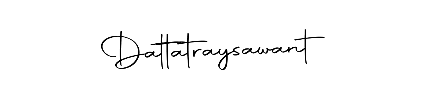 Make a beautiful signature design for name Dattatraysawant. With this signature (Autography-DOLnW) style, you can create a handwritten signature for free. Dattatraysawant signature style 10 images and pictures png