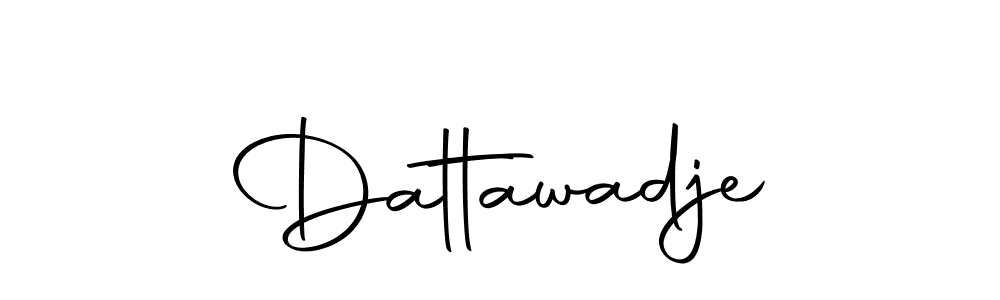 Create a beautiful signature design for name Dattawadje. With this signature (Autography-DOLnW) fonts, you can make a handwritten signature for free. Dattawadje signature style 10 images and pictures png