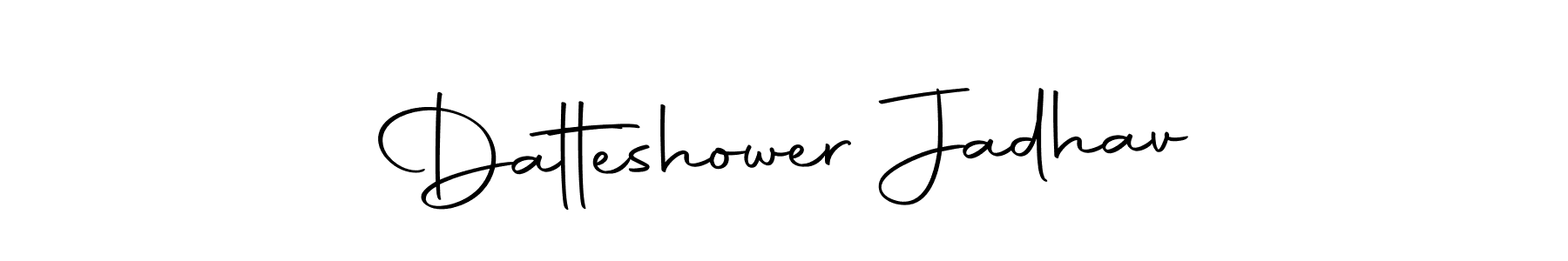 Here are the top 10 professional signature styles for the name Datteshower Jadhav. These are the best autograph styles you can use for your name. Datteshower Jadhav signature style 10 images and pictures png