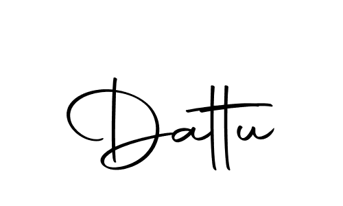 Make a beautiful signature design for name Dattu. With this signature (Autography-DOLnW) style, you can create a handwritten signature for free. Dattu signature style 10 images and pictures png