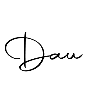 Dau stylish signature style. Best Handwritten Sign (Autography-DOLnW) for my name. Handwritten Signature Collection Ideas for my name Dau. Dau signature style 10 images and pictures png