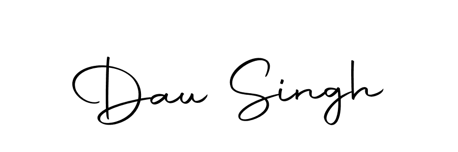 Design your own signature with our free online signature maker. With this signature software, you can create a handwritten (Autography-DOLnW) signature for name Dau Singh. Dau Singh signature style 10 images and pictures png