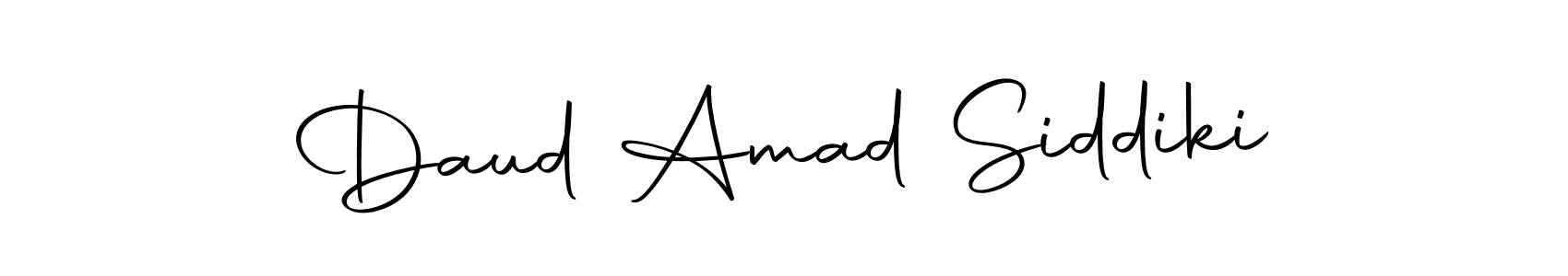 Make a beautiful signature design for name Daud Amad Siddiki. With this signature (Autography-DOLnW) style, you can create a handwritten signature for free. Daud Amad Siddiki signature style 10 images and pictures png