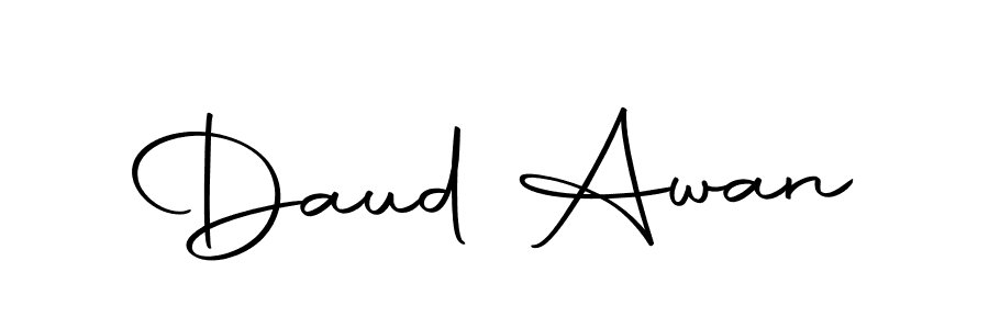 This is the best signature style for the Daud Awan name. Also you like these signature font (Autography-DOLnW). Mix name signature. Daud Awan signature style 10 images and pictures png