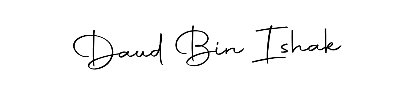 The best way (Autography-DOLnW) to make a short signature is to pick only two or three words in your name. The name Daud Bin Ishak include a total of six letters. For converting this name. Daud Bin Ishak signature style 10 images and pictures png