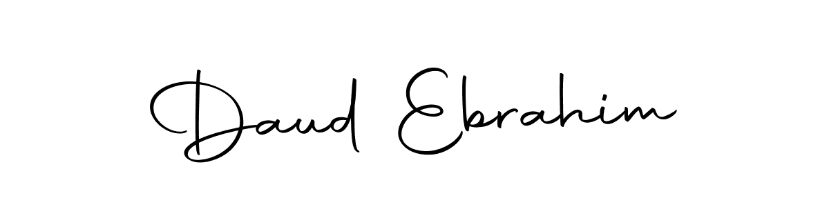 The best way (Autography-DOLnW) to make a short signature is to pick only two or three words in your name. The name Daud Ebrahim include a total of six letters. For converting this name. Daud Ebrahim signature style 10 images and pictures png