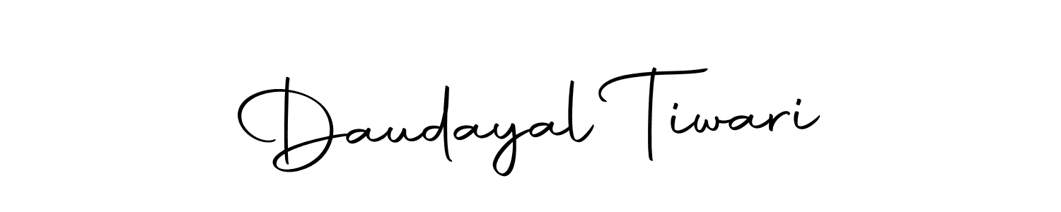 Use a signature maker to create a handwritten signature online. With this signature software, you can design (Autography-DOLnW) your own signature for name Daudayal Tiwari. Daudayal Tiwari signature style 10 images and pictures png