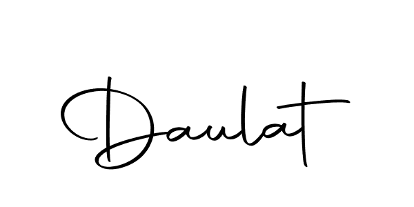 How to make Daulat signature? Autography-DOLnW is a professional autograph style. Create handwritten signature for Daulat name. Daulat signature style 10 images and pictures png