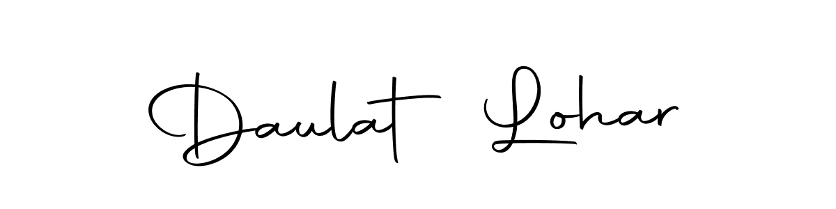 Create a beautiful signature design for name Daulat Lohar. With this signature (Autography-DOLnW) fonts, you can make a handwritten signature for free. Daulat Lohar signature style 10 images and pictures png