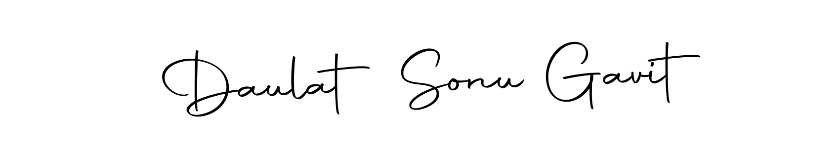 Use a signature maker to create a handwritten signature online. With this signature software, you can design (Autography-DOLnW) your own signature for name Daulat Sonu Gavit. Daulat Sonu Gavit signature style 10 images and pictures png